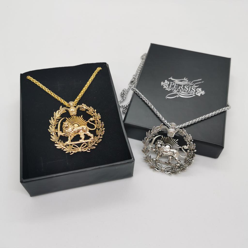 LION AND SUN NECKLACE - Persiscollection
