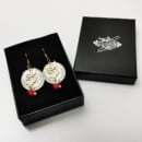 LOVE 20 RIAL PAHLAVI COIN EARRINGS