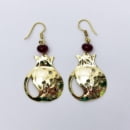 AGATE POMEGRANATE EARRINGS