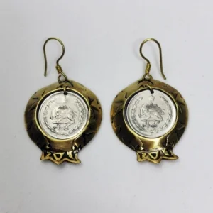 Kingdom Coin Pomegranate Earrings