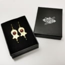 TULIP POMEGRANATE EARRINGS