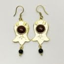 TULIP POMEGRANATE EARRINGS