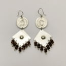 SILVER KINGDOM COIN EARRINGS