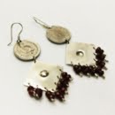 SILVER KINGDOM COIN EARRINGS