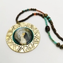 LADY PEACE MEDAL NECKLACE