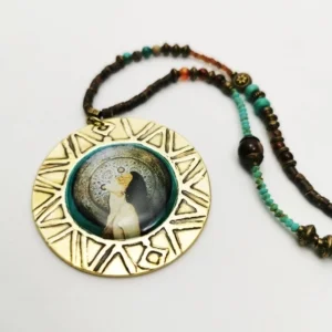 Lady Peace Medal Necklace