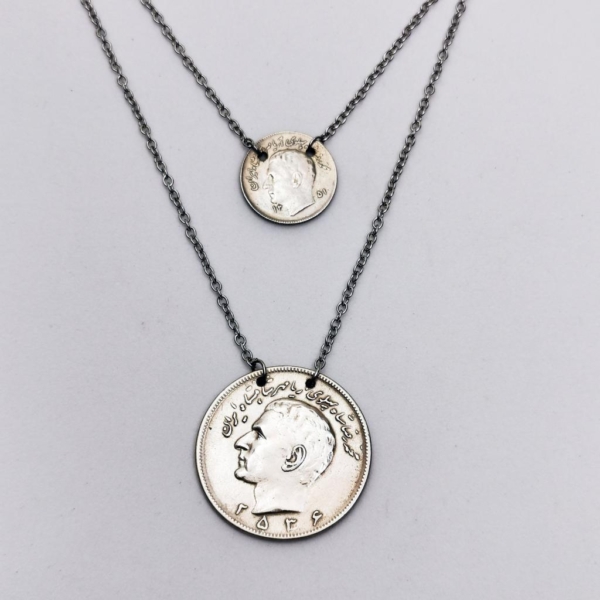 DOUBLE KINGDOM COINS NECKLACE
