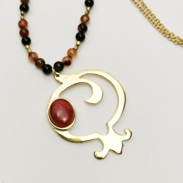POMEGRANATE LOVE NECKLACE