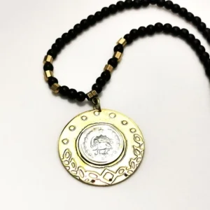 Persian 1 Rial Coin Necklace