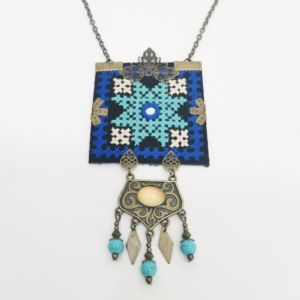 TURQUOISE TEARS BALOCHI NECKLACE
