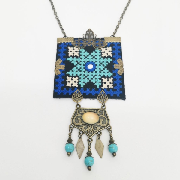 TURQUOISE TEARS BALOCHI NECKLACE