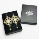 BLACK AND GOLD BALOCHI EARRINGS