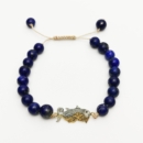 AZURE STONE AND FISH BRACELET