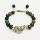PERSIAN AGATE AND FISH BRACELET