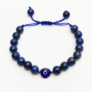 AFGHAN LAPIS LAZULI 18k GOLD EVIL EYE BRACELET
