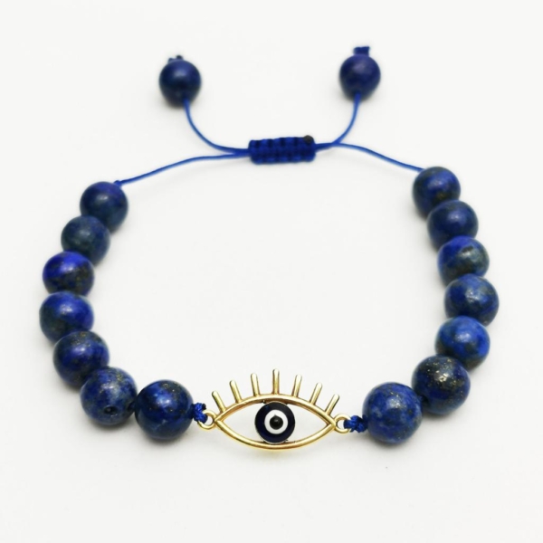18k Gold Evil Eye Bracelet