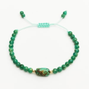 18k GOLD PERSIAN TURQUOISE HEAVEN BRACELET
