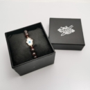 GARNET HAMSA EVIL EYE BRACELET