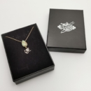 18k GOLD LOVE AND TURQUOISE NECKLACE