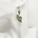 IRAN TURQUOISE GHALAMZANI EARRINGS