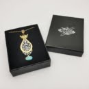 NEYSHABOR TURQUOISE PEACOCK NECKLACE