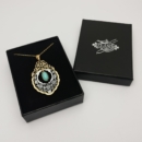 PERSIAN ENGRAVING TURQUOISE NECKLACE