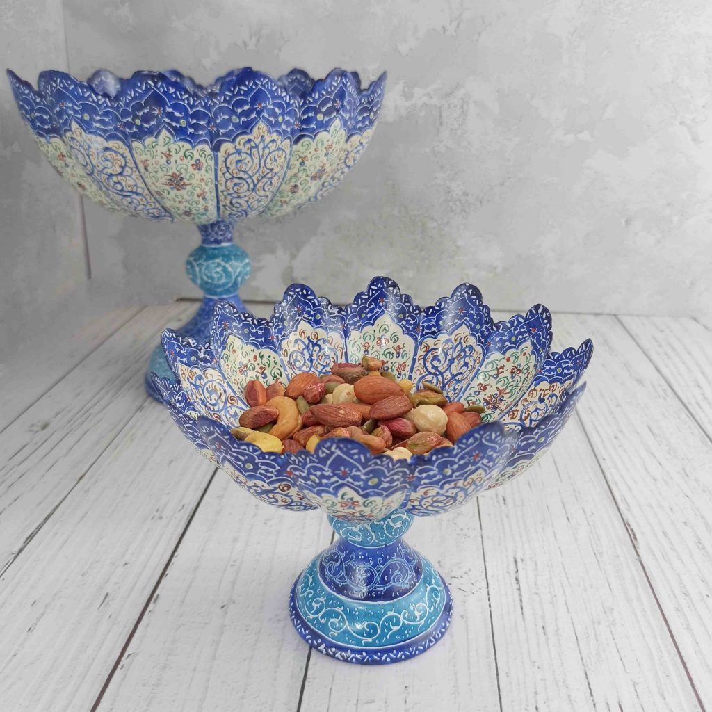 Minakari Stand Bowl Size Small: 16 x 14 cm