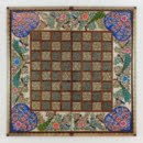 Peacock Khatam Backgammon and Chess Set