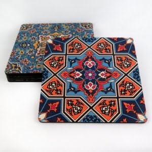 Set of 4 Mix Plate Coasters
