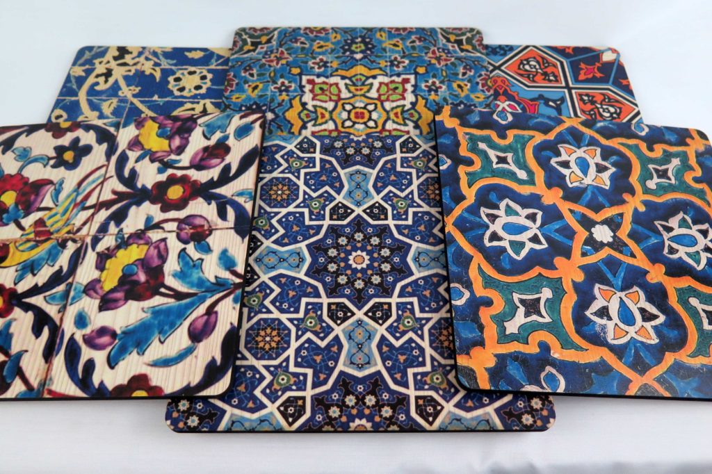 Set of 4 Mix Plate Coasters