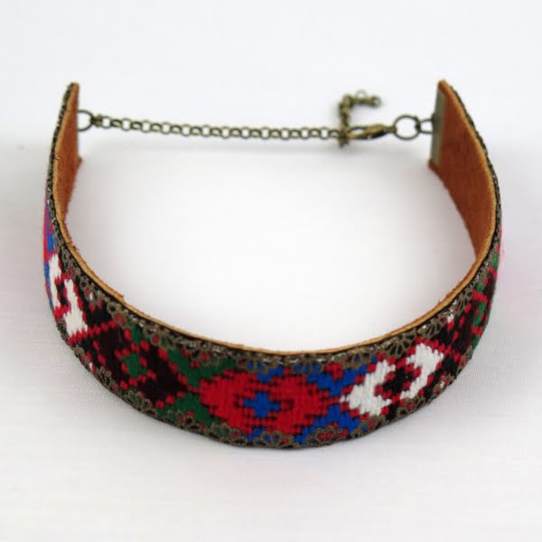 BALOCHI NEEDLEWORK CHOKER NECKLACE