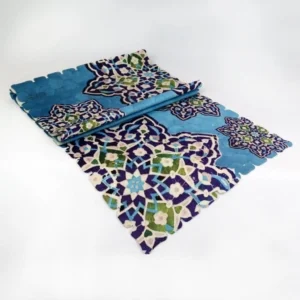 Persian Blue Tile Table Runner 135cm