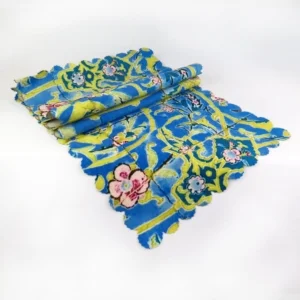 Floral Tiles Table Runner 135cm