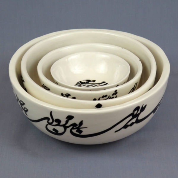 Ceramic Calligraphy Bowls