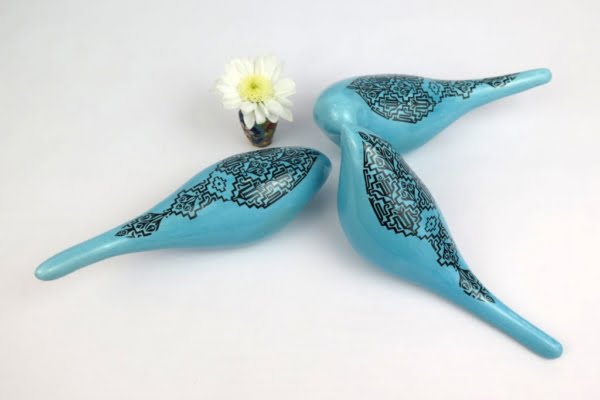 ESLIMI ART TRIPLE BIRDS-PERSIS-COLLECTION