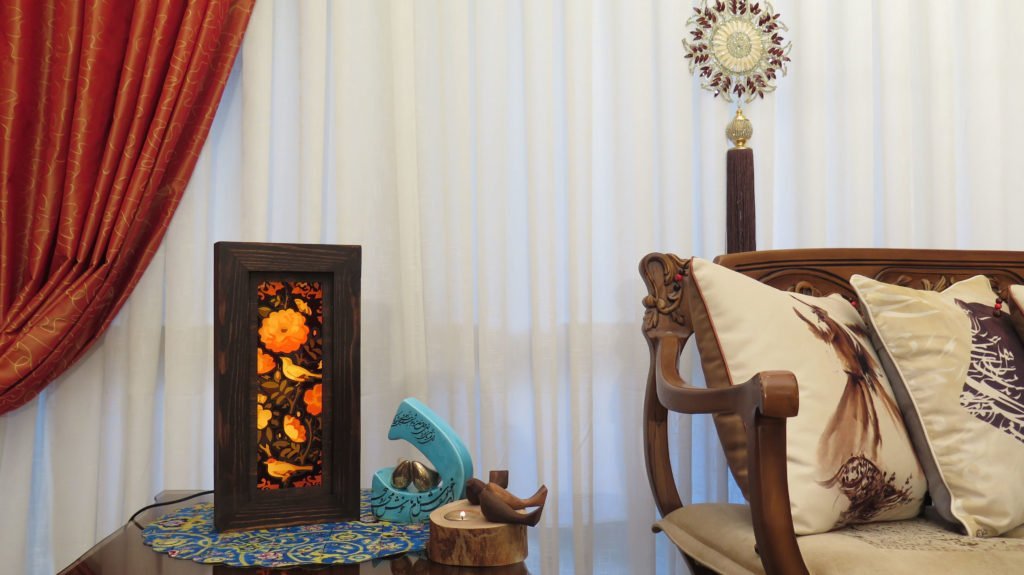 Floral Wooden Light Box