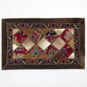 Persian Handmade Carpet and Natural Leather Combination