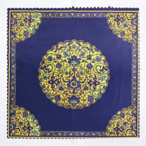 Floral Bass Tablecloth 1 x 1m