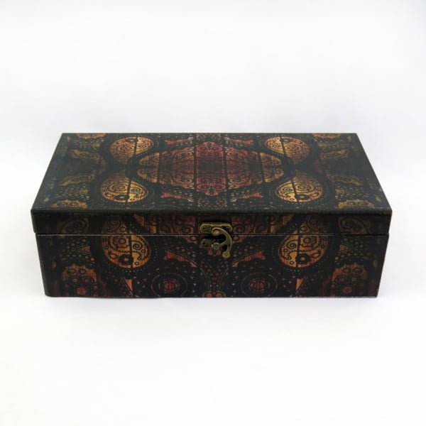 Decorative Storage Box Antique Pattern 30x 15x 15cm