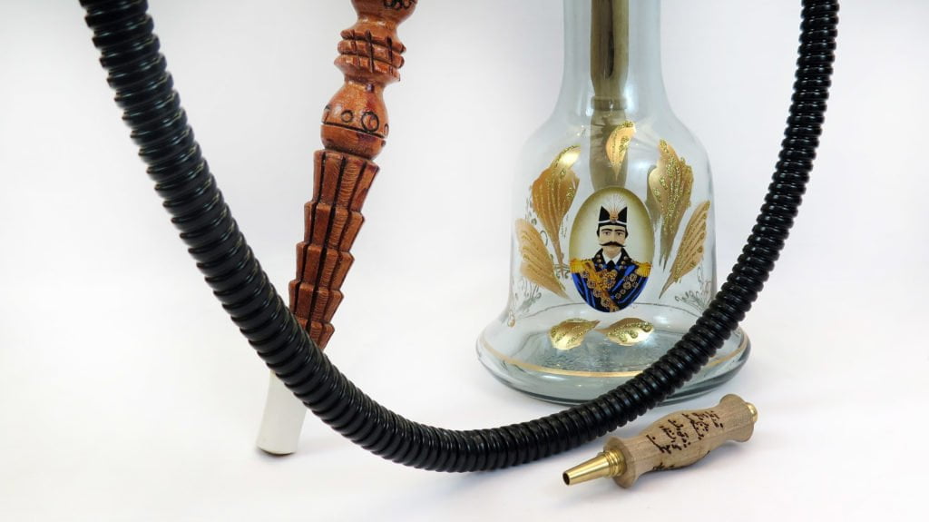 Walnut Persian Warrior Qalyan, Shisha, Hookah