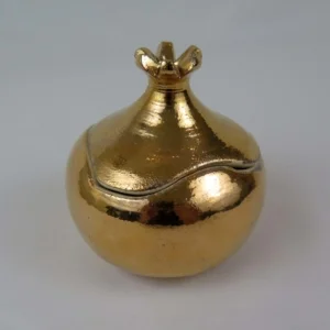 Golden Pomegranate Bonbon Dish