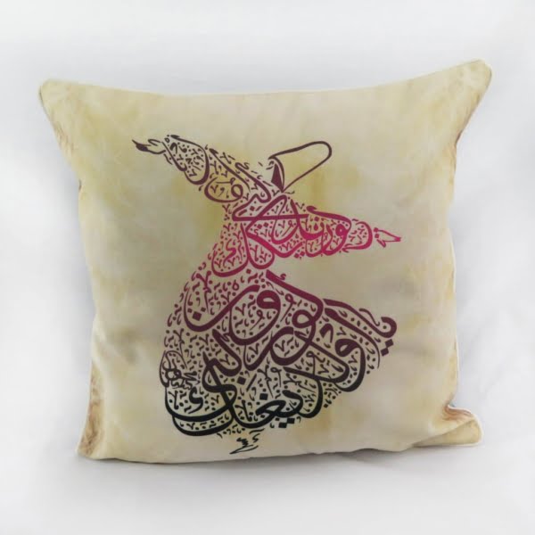 Sama Calligraphy Cushion Cover 45 x 45cm