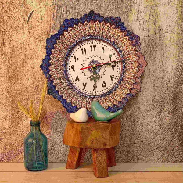 Minakari Clock 25cm