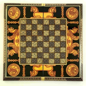 KHATAM BACKGAMMON AND CHESS SET
