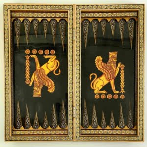 KHATAM BACKGAMMON AND CHESS SET