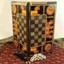 KHATAM BACKGAMMON AND CHESS SET