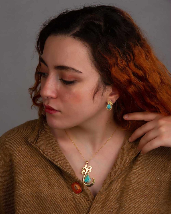 Neyshabur Necklace & Earring Set