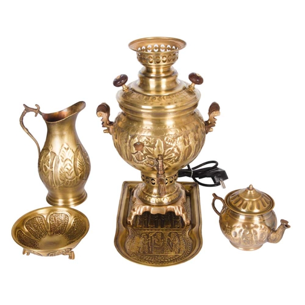 Golden Star Electric Kettle with TeaPot – PersianBazzar