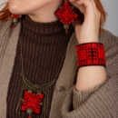 RED TEAR BALOCHI JEWELRY SET