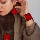 RED TEAR BALOCHI JEWELRY SET